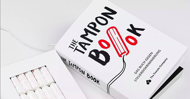 The Tampon Book – Mẫu in bao bì sản phẩm “ngụy trang” thành sách 01