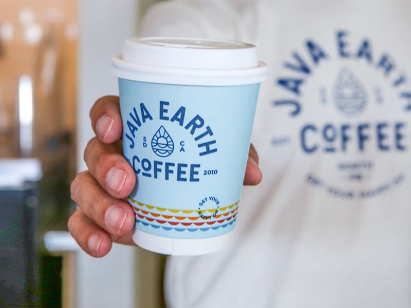 Hình ảnh thương hiệu cà phê Java Earth 2 | in Kalapress