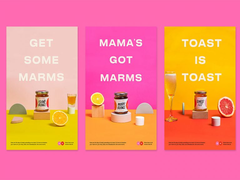 Thiết kế và in tem dán sản phẩm Mama Bear Core Range