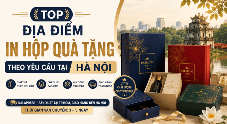 Top địa điểm in hộp quà tặng theo yêu cầu tại Hà Nội