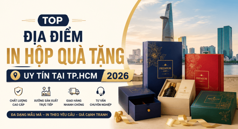 Top địa điểm in hộp quà tặng uy tín tại TP.HCM