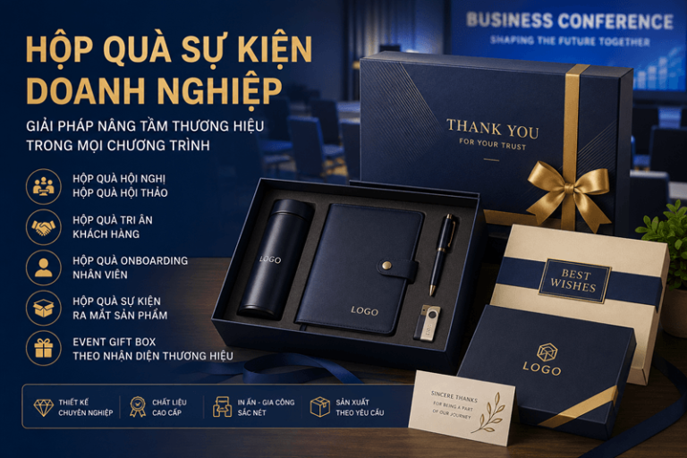 Hộp quà sự kiện doanh nghiệp