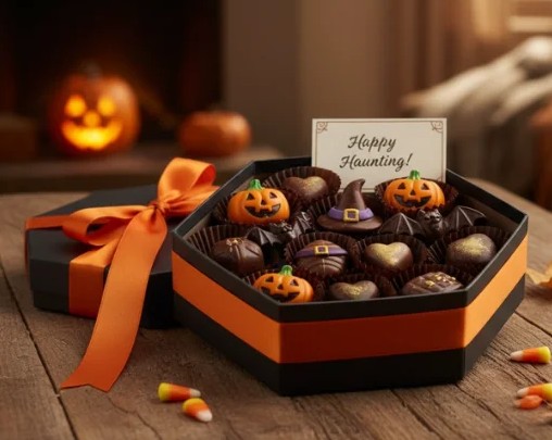 Hộp quà kẹo Halloween