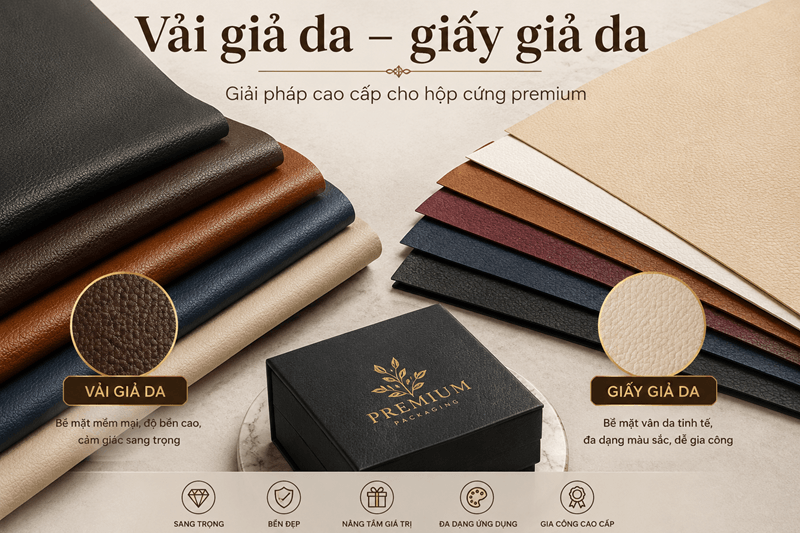 Vải giả da và giấy giả da là gì?