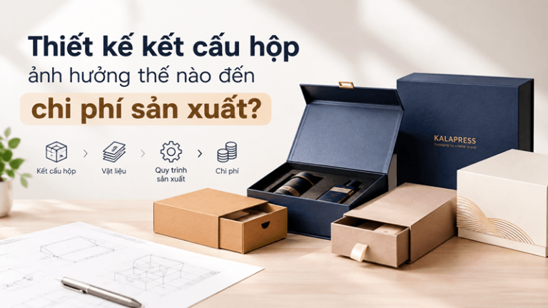 Thiết kế kết cấu hộp ảnh hưởng thế nào đến chi phí sản xuất?