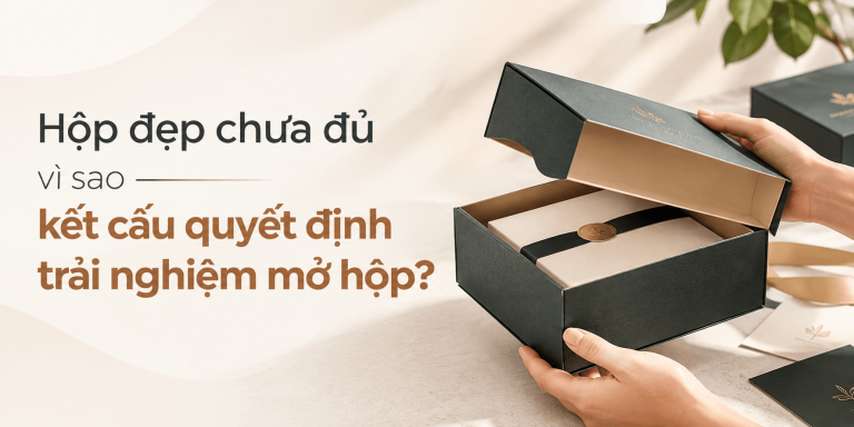 Hộp đẹp chưa đủ vì sao kết cấu quyết định trải nghiệm mở hộp?